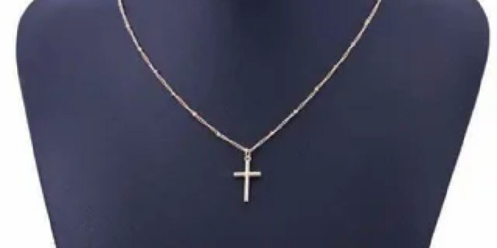 Black Cross Necklace