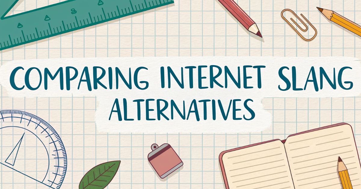 Comparing Internet Slang Alternatives Comparing Internet Slang Alternatives