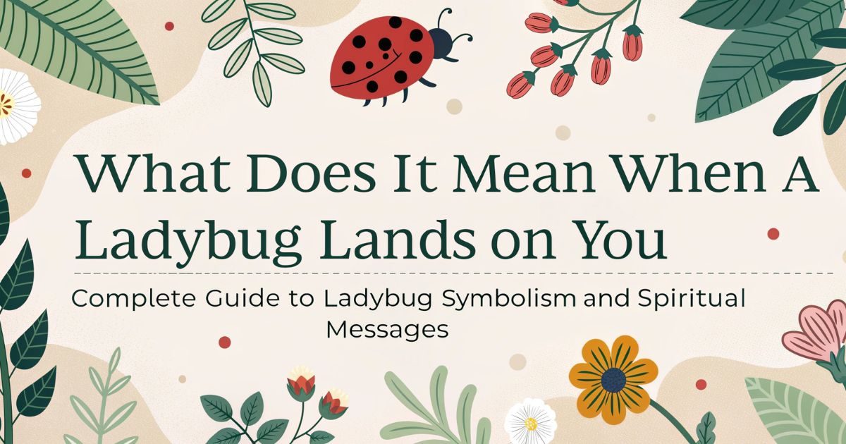 What Does It Mean When a Ladybug Lands on You Complete Guide to Ladybug Symbolism and Spiritual Messages