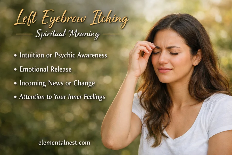 Left Eyebrow Itching Spiritual Meaning
