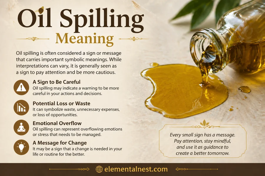 Oil Spilling Meaning