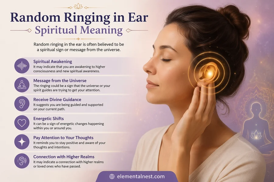 Random Ringing in Ear Spiritual Meaning