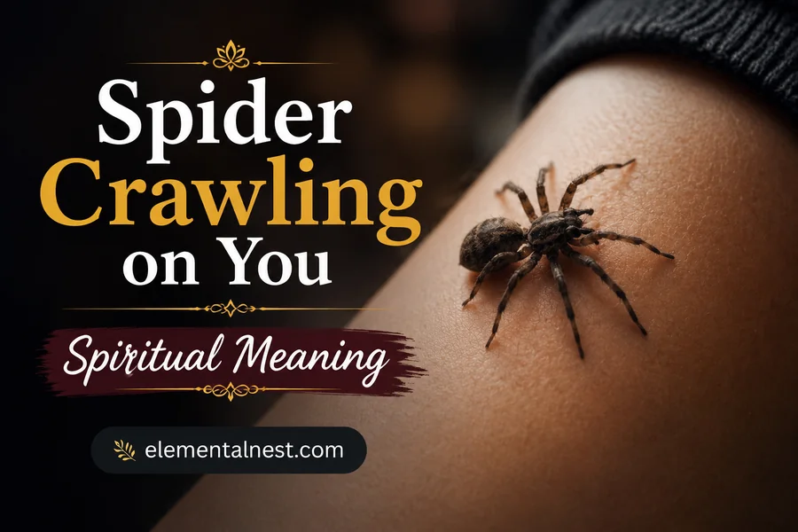 Spider Crawling on You Spiritual Meaning