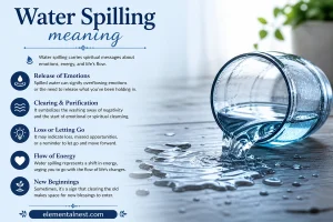 Water Spilling Meaning