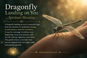 Dragonfly Landing on You Spiritual Meaning