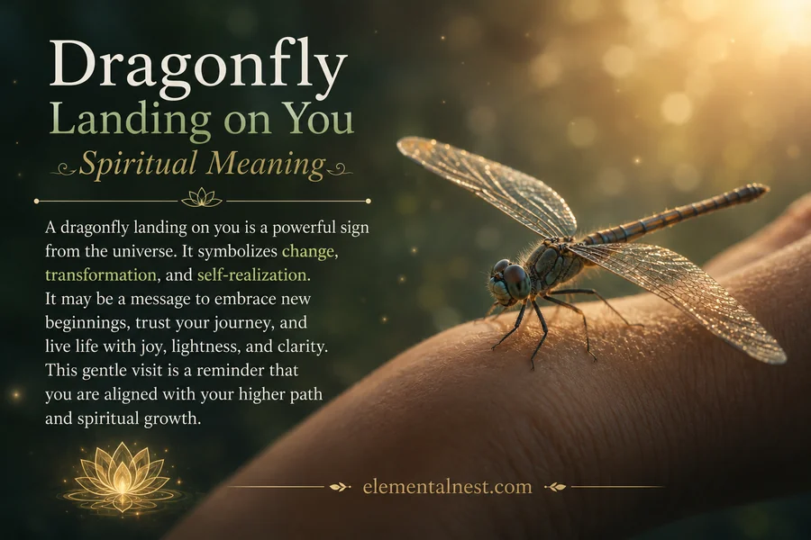 Dragonfly Landing on You Spiritual Meaning