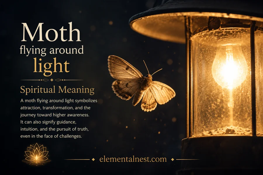 Moth Flying Around Light Spiritual Meaning