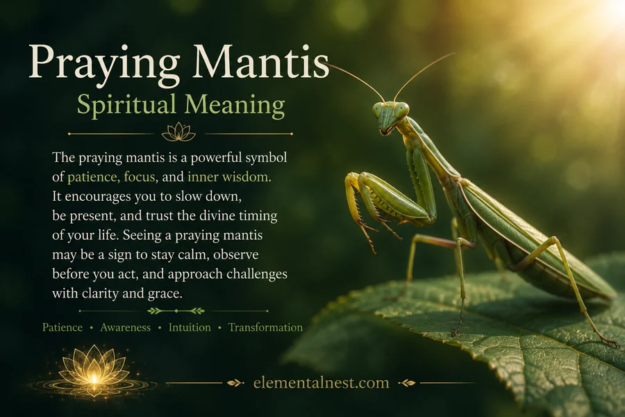 Praying Mantis Spiritual Meaning