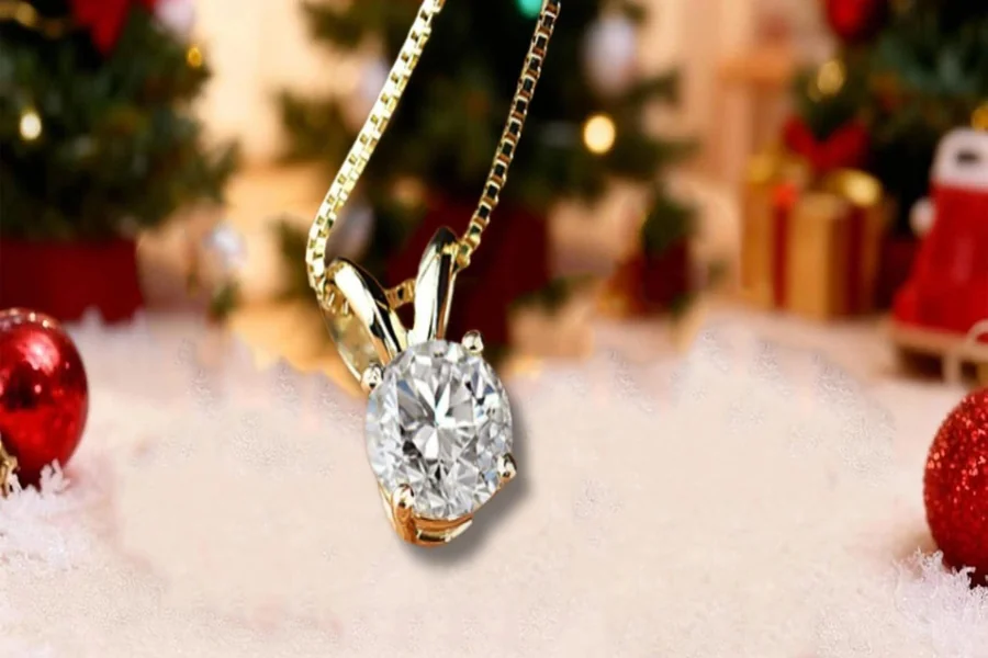 Lab Diamond Pendants