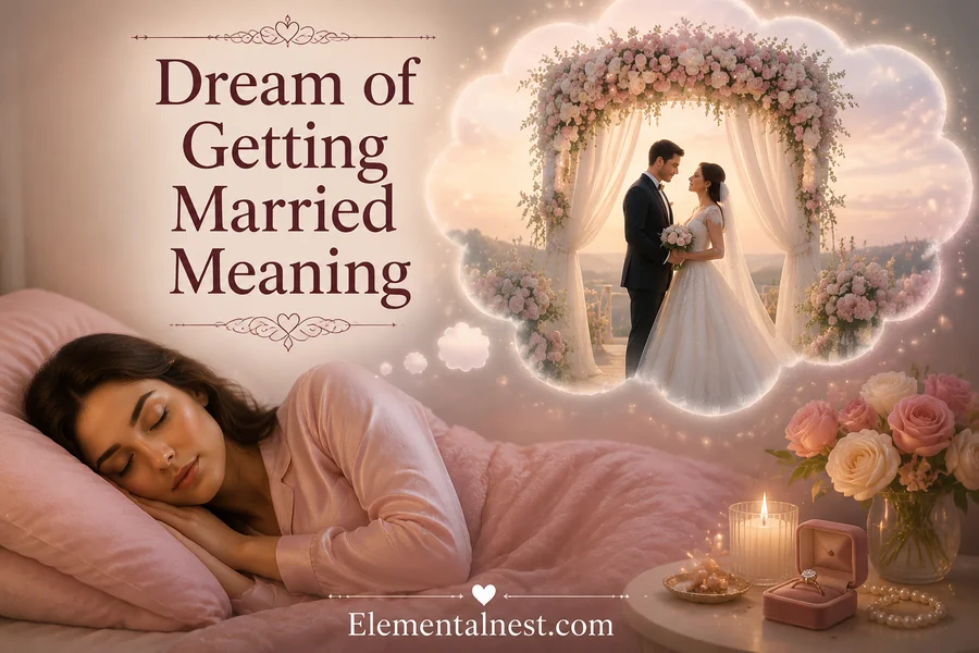 Dream of Getting Married Meaning