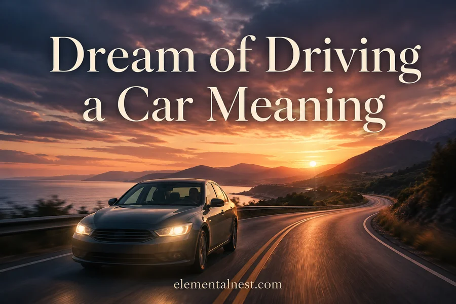 Dream of Driving a Car Meaning