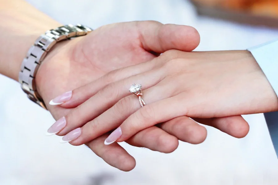 Lab Diamond Wedding Bands